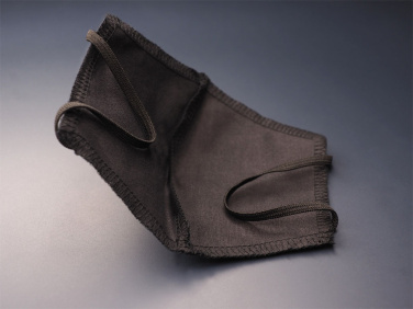Logo trade promotional merchandise photo of: BLACK-BLACK cotton face mask 140116500