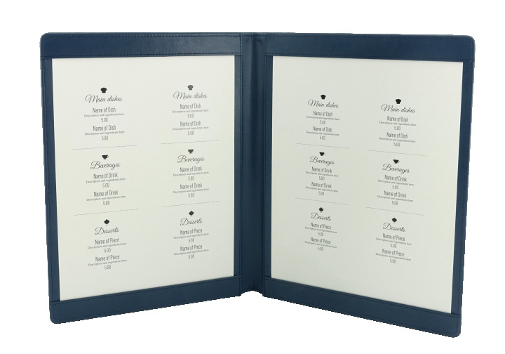 Logo trade promotional gifts picture of: Menu cover 1063119