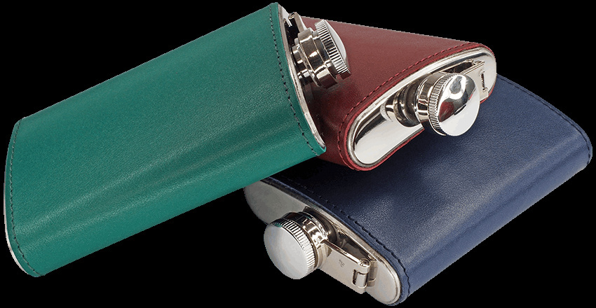 Logo trade promotional giveaways image of: Hip flask 426131