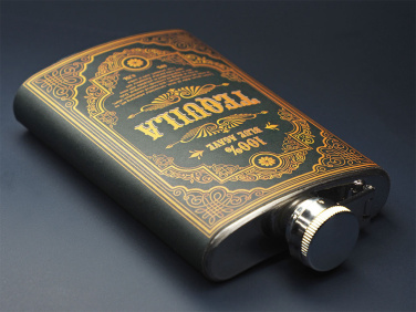 Logo trade corporate gifts image of: Hip flask 426131
