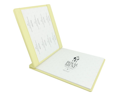 Logo trade advertising products image of: Menu cover 1083119