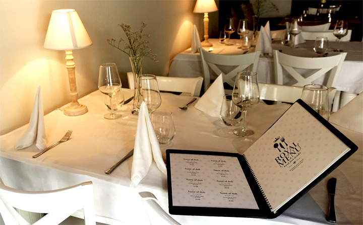 Logo trade advertising products image of: Menu cover 1078119