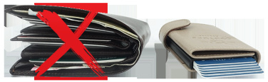 Logo trade promotional products image of: RFID wallet 618119