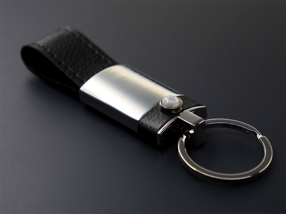 Logotrade promotional giveaways photo of: Moonstone Keyring 1295095