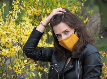 Logo trade advertising products image of: VENUS PRO cotton face mask with a pocket an HEPA filter 1378165