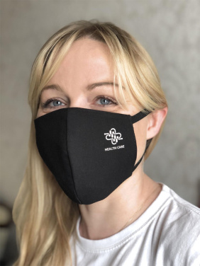 Logo trade promotional gift photo of: VENUS PRO cotton face mask with a pocket an HEPA filter 1378165