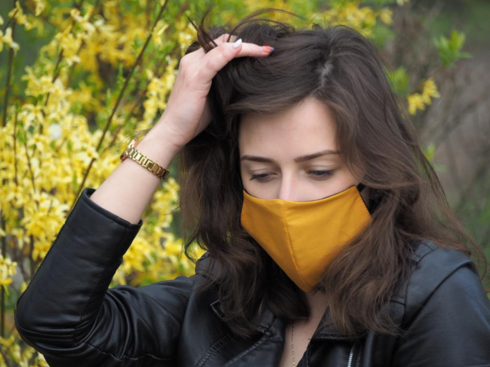Logo trade promotional items picture of: VENUS cotton face mask 1377165