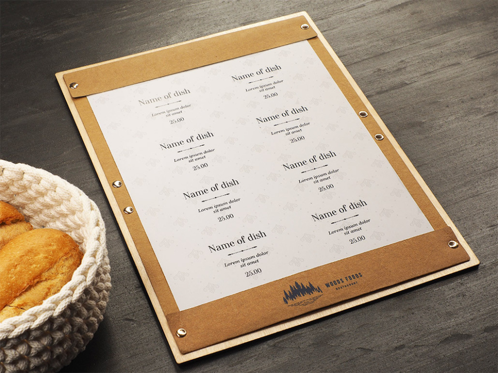 Logotrade promotional giveaways photo of: Menu pad 1668121