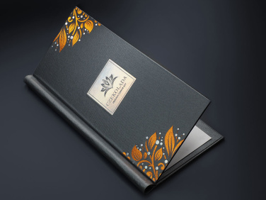 Logo trade promotional merchandise picture of: Menu cover 1680280