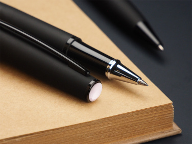 Logo trade corporate gifts image of: Opal stone Pen set 1286036