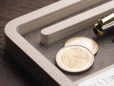 Logotrade promotional product image of: Wooden desk organiser 1818121