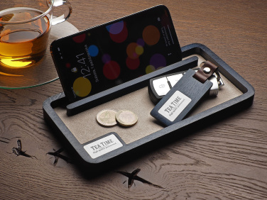 Logo trade promotional giveaway photo of: Wooden desk organiser 1818121