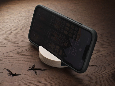 Logo trade promotional merchandise photo of: Wooden telephone stand 1833121