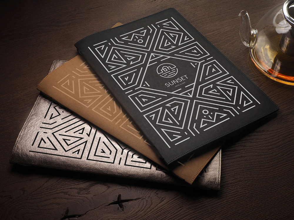 Logo trade promotional gifts image of: Menu cover Ambiente 1178302