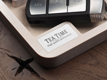 Logo trade promotional gifts image of: Wooden desk organiser 1846121