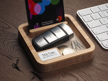 Logo trade promotional item photo of: Wooden desk organiser 1846292