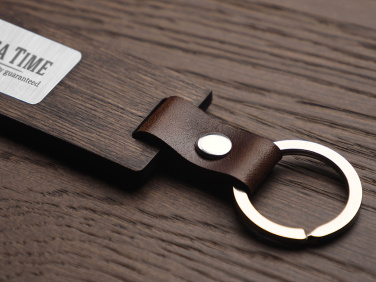 Logotrade corporate gift image of: Wooden keyring 1853121