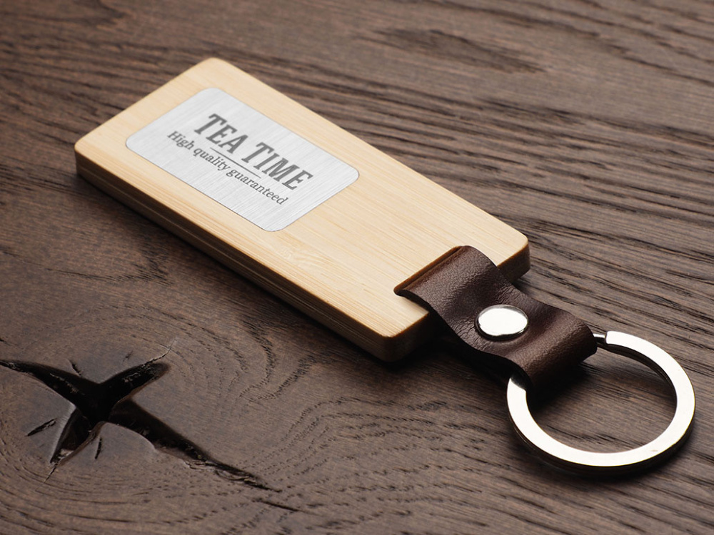 Logotrade promotional items photo of: Wooden keyring 1853292