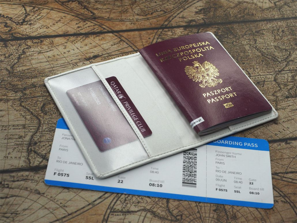 Logo trade promotional gift photo of: Passport case 209119