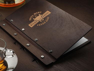 Logo trade promotional giveaways image of: Menu cover 1860121