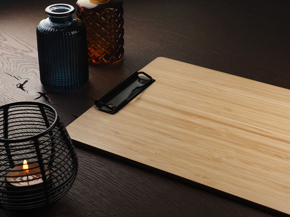 Logo trade corporate gifts image of: Clipboard menu 1868292