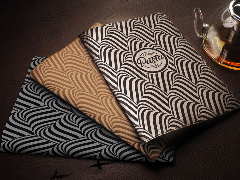 Logo trade promotional items image of: Menu cover Ambiente 1178295