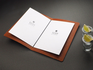 Logo trade promotional giveaways image of: Menu cover Ambiente 1181141