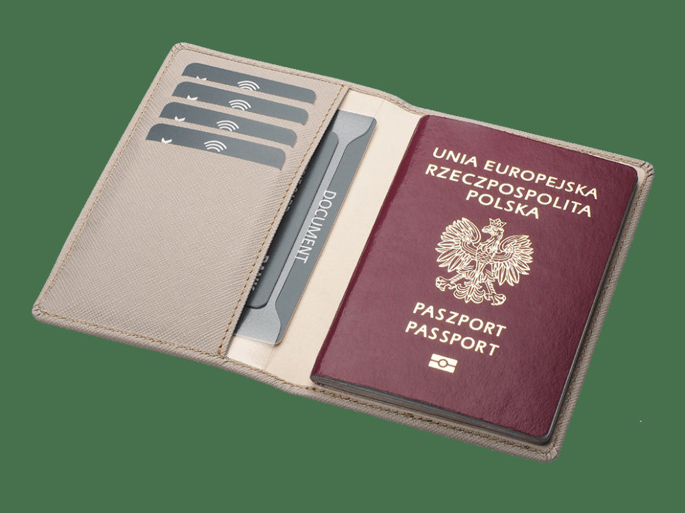 Logo trade promotional merchandise picture of: RFID passport case 1301113