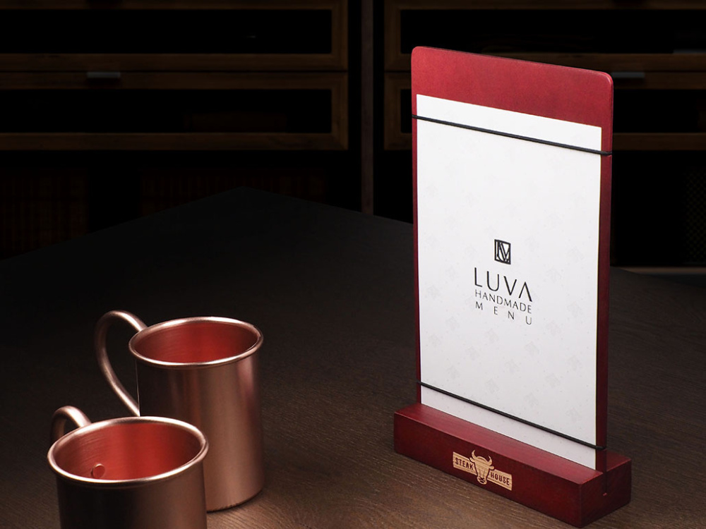 Logo trade corporate gifts image of: Promo menu 1867121