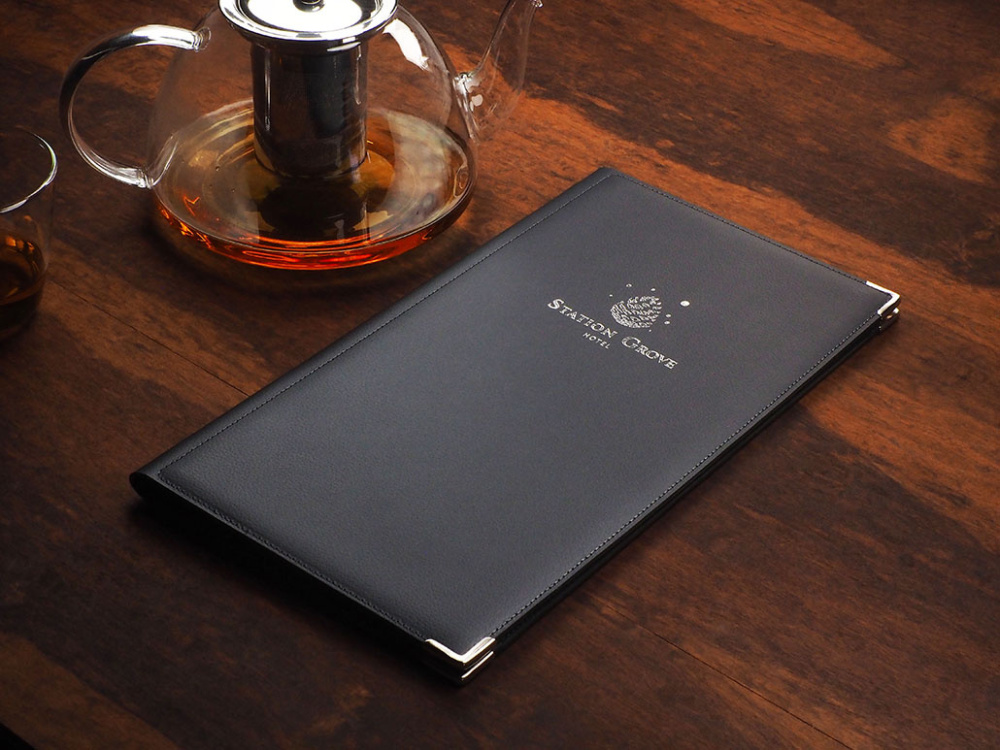 Logo trade promotional gifts image of: Menu cover Fine Dining Pro 1633319