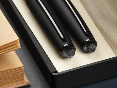 Logotrade business gift image of: Pen set with coal 2094036