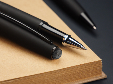 Logotrade promotional product picture of: Pen set with coal 2094036