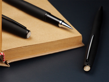 Logo trade promotional products picture of: Striped Flint Pen set 1284036