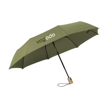 Logo trade promotional giveaways picture of: Michigan foldable RCS RPET umbrella 21 inch