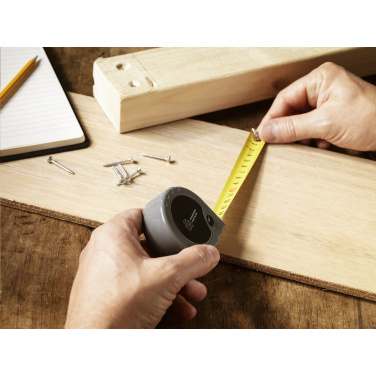 Logotrade promotional gift picture of: Tyler RCS Recycled 5 meter tape measure
