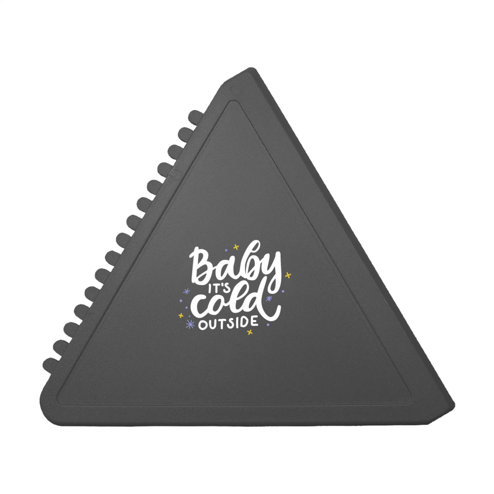 Logo trade promotional merchandise photo of: Ice Scraper Triangle