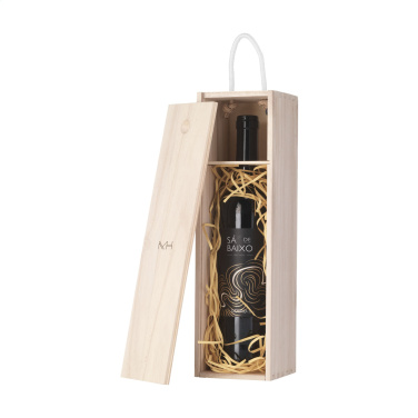 Logo trade advertising products image of: WineWood wine box