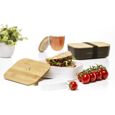 Logotrade promotional giveaways photo of: Midori Bamboo Lunchbox
