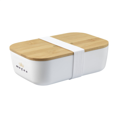 Logo trade promotional items picture of: Midori Bamboo Lunchbox