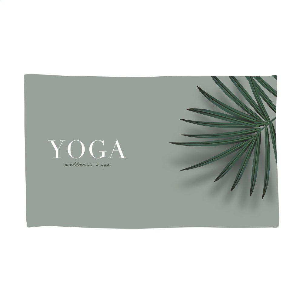 Logo trade promotional products image of: Printed RPET Towel 350 g/m² 50x100