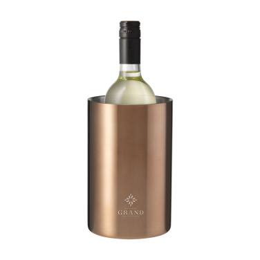 Logo trade promotional item photo of: CoolSteel RCS Recycled Steel wine cooler