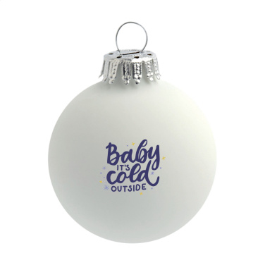 Logo trade business gift photo of: Christmas Bauble Ø 6 cm - Made in Europe
