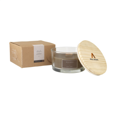 Logotrade advertising product image of: Wooosh Flame Scented Candle Dark Amber
