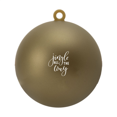 Logo trade promotional merchandise picture of: Christmas Bauble Ø 7 cm Recycled PP - Made in Europe