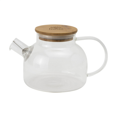 Logo trade promotional items image of: Teatime Glass Teapot