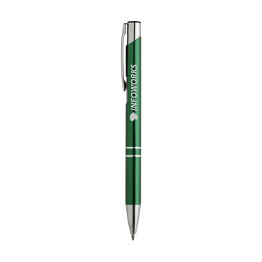 Logo trade promotional giveaways image of: Ebony Shiny pen
