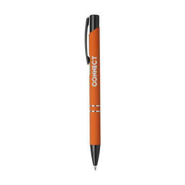 Logotrade promotional gift picture of: Ebony Rubberised pen