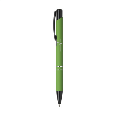 Logotrade advertising products photo of: Ebony Rubberised pen