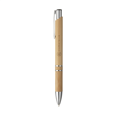 Logo trade promotional giveaways picture of: Ebony Bamboo pen