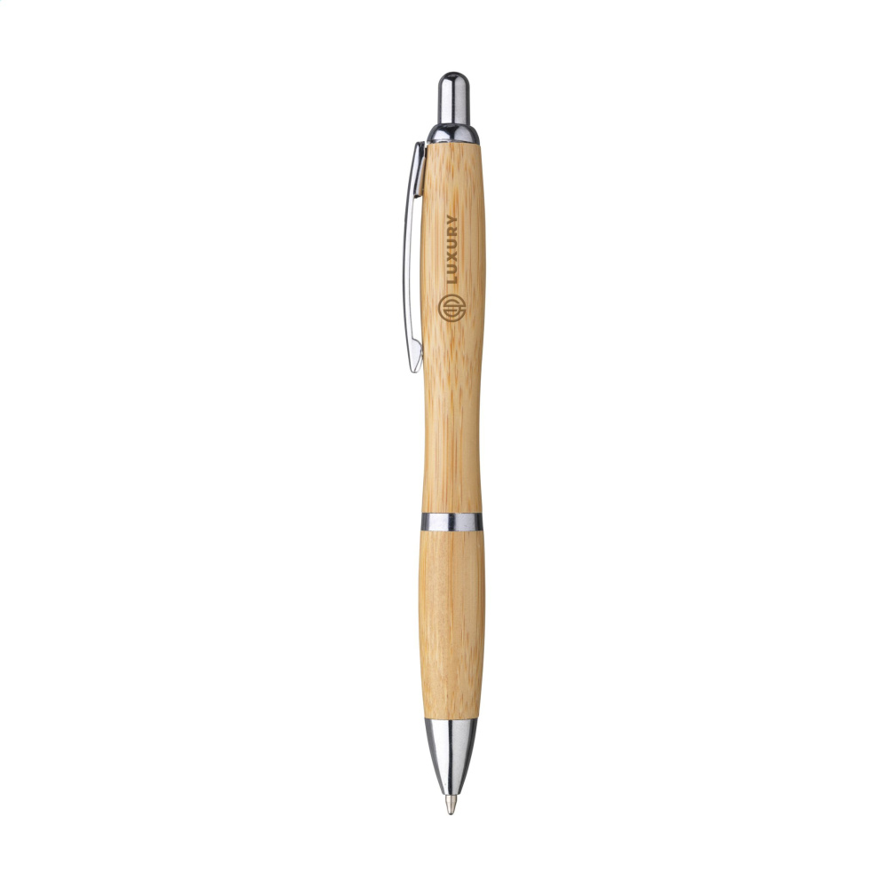 Logo trade promotional merchandise picture of: Athos Bamboo pen